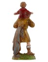 Hombre con niño sobre los hombros 10 cm Landi Moranduzzo Mundo Pesebres
