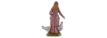 Donna con galline 10 cm Landi Moranduzzo Mondo Presepi
