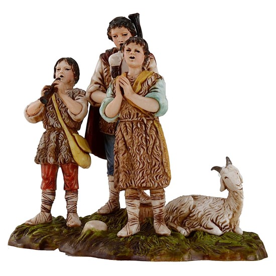 Zampognari con capra 10 cm Landi Moranduzzo Mondo Presepi