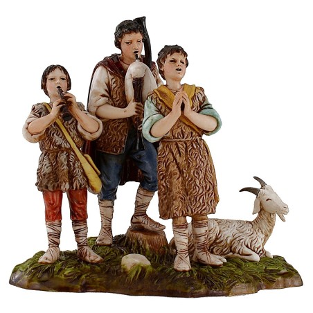 Zampognari con capra 10 cm Landi Moranduzzo Mondo Presepi