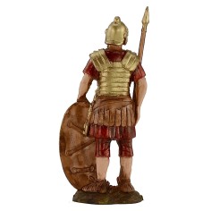 Soldado con escudo ovalado y lanza 10 cm Landi Moranduzzo Mundo 2