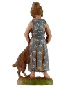 Bambina con cane serie 10 cm Landi Moranduzzo Mondo Presepi