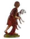 Child with lamb in his arms 10 cm series Landi Moranduzzo