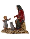 Ancianita con niño serie 10 cm Landi Moranduzzo Mundo