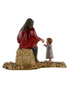Ancianita con niño serie 10 cm Landi Moranduzzo Mundo
