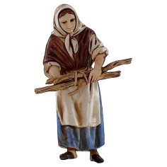 Donna con legna 10 cm Landi Moranduzzo