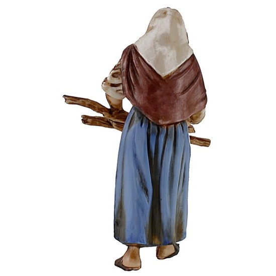 Mujer con leña 10 cm Landi Moranduzzo Mundo Pesebres