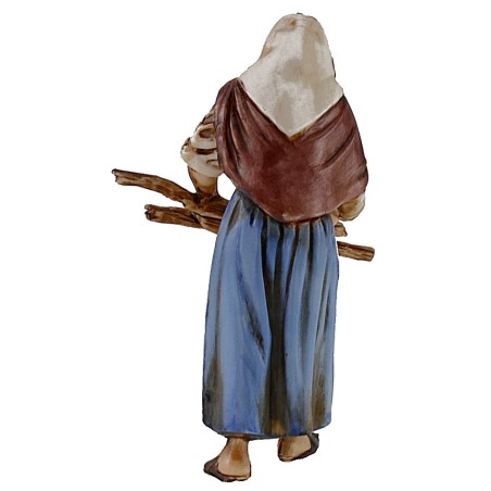 Mujer con leña 10 cm Landi Moranduzzo Mundo Pesebres