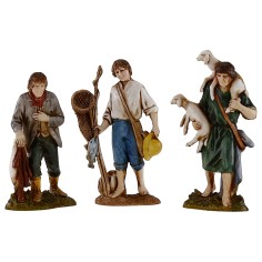 Set 3 statue 10 cm Landi Moranduzzo Mondo Presepi 2