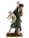 Buon pastore con pecore 10 cm Landi Moranduzzo