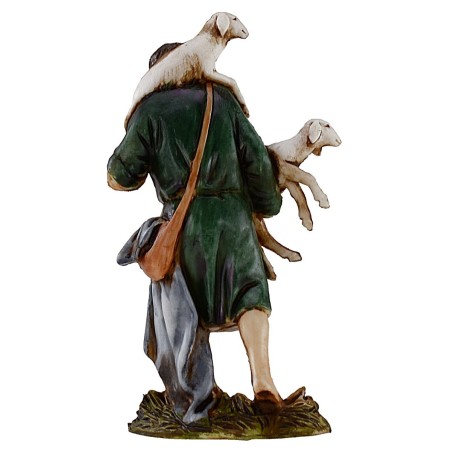 Buon pastore con pecore 10 cm Landi Moranduzzo
