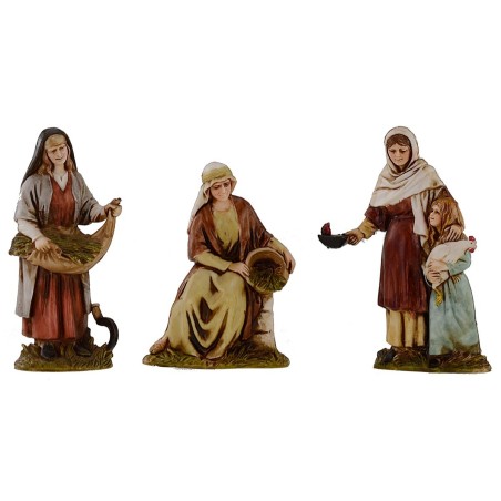 Set 3 women series 10 cm Landi Moranduzzo cost. 