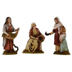 Set 3 women series 10 cm Landi Moranduzzo cost.  2