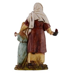 Mujer embarazada con niña 10 cm Landi Moranduzzo cost. 2