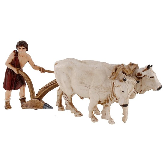 Contadino con aratro serie 10 cm Landi Moranduzzo