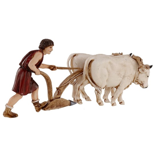 Contadino con aratro serie 10 cm Landi Moranduzzo
