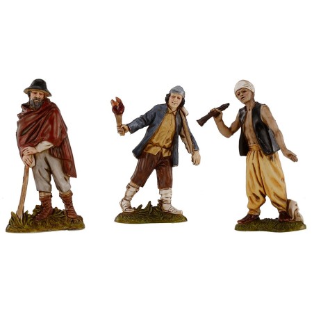 Set 3 statue 10 cm Landi Moranduzzo