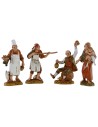 Juego de 4 estatuas de 10 cm Landi Moranduzzo Mundo Pesebres