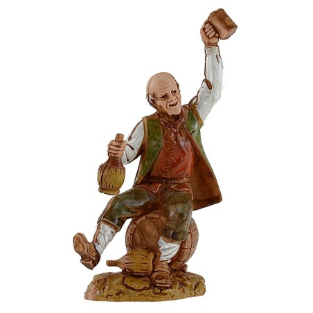 Ubriaco seduto serie 10 cm Landi Moranduzzo Mondo Presepi