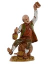 Borracho sentado serie 10 cm Landi Moranduzzo Mundo Pesebres