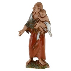 Madre con niño en brazos 10 cm Landi Moranduzzo Mundo