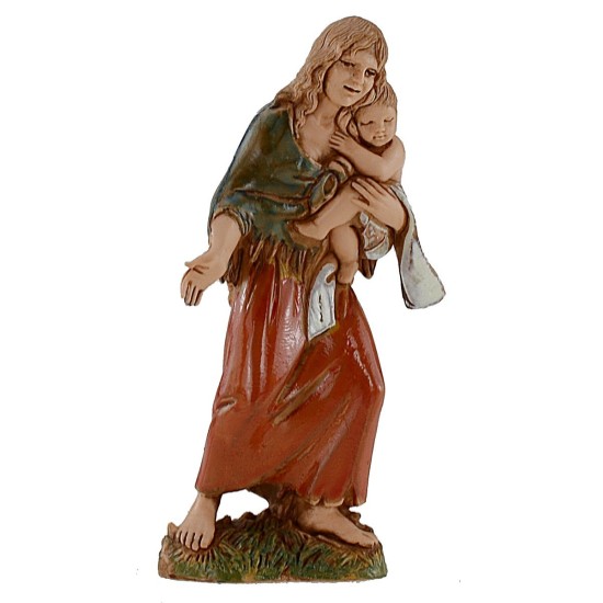 Madre con niño en brazos 10 cm Landi Moranduzzo Mundo