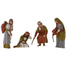 Set of 4 statues series 10 cm Landi Moranduzzo cost.  2