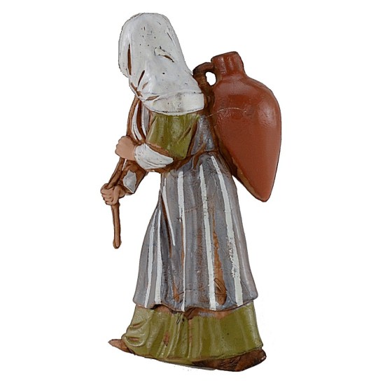 Woman with shoulder amphora 10 cm Landi Moranduzzo cost.