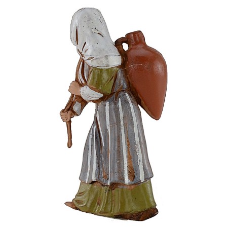 Woman with shoulder amphora 10 cm Landi Moranduzzo cost.