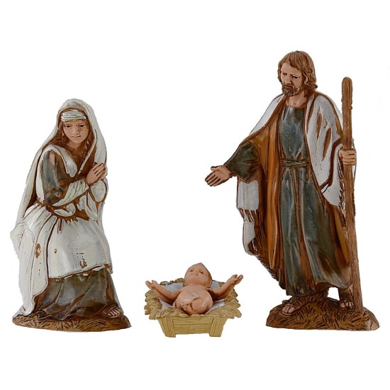 Natività 3 soggetti serie 10 cm costumi storici Landi