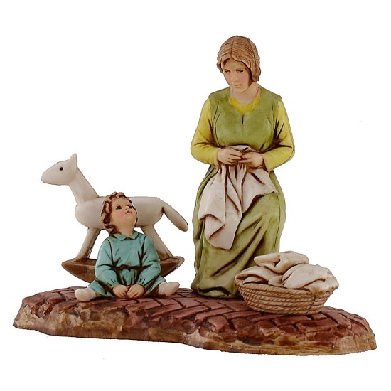 Scena domestica serie 10 cm Landi Moranduzzo Mondo Presepi