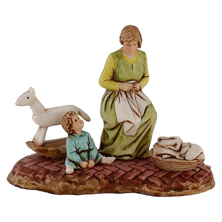Scena domestica serie 10 cm Landi Moranduzzo