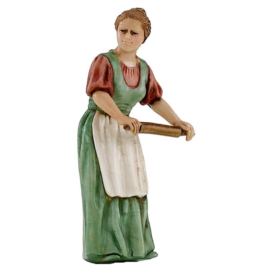 Mujer con rodillo 10 cm Landi Moranduzzo Mundo Pesebre