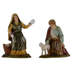 Set 2 personaggi serie 10 cm Landi Moranduzzo