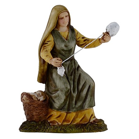 Filatrice serie 10 cm Landi Moranduzzo Mondo Presepi