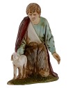 Pastor que acaricia el cordero serie 10 cm Landi Moranduzzo
