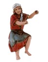 Set potter, mason and seated man series 10 cm Landi Moranduzzo