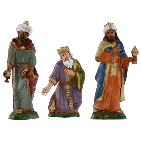 Tres Reyes Magos serie 10 cm Landi Moranduzzo Mundo Pesebres