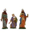 Tres Reyes Magos serie 10 cm Landi Moranduzzo Mundo Pesebres