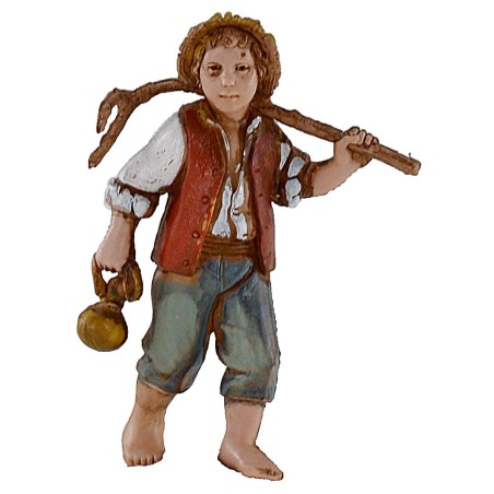 Conjunto Familia campesina serie 10 cm Landi Moranduzzo Mundo