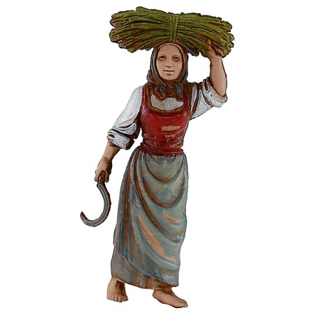 Conjunto Familia campesina serie 10 cm Landi Moranduzzo