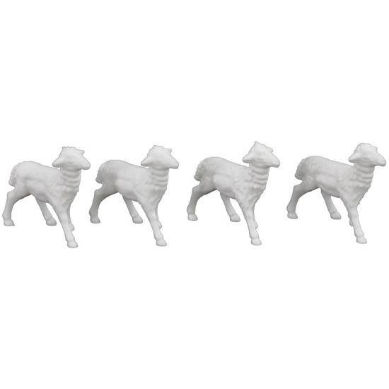 Juego de 12 Ovejas de 2,5x2 cm - Cod. W02 Mondo Presepi