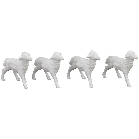 Juego de 12 Ovejas de 2,5x2 cm - Cod. W02 Mondo Presepi