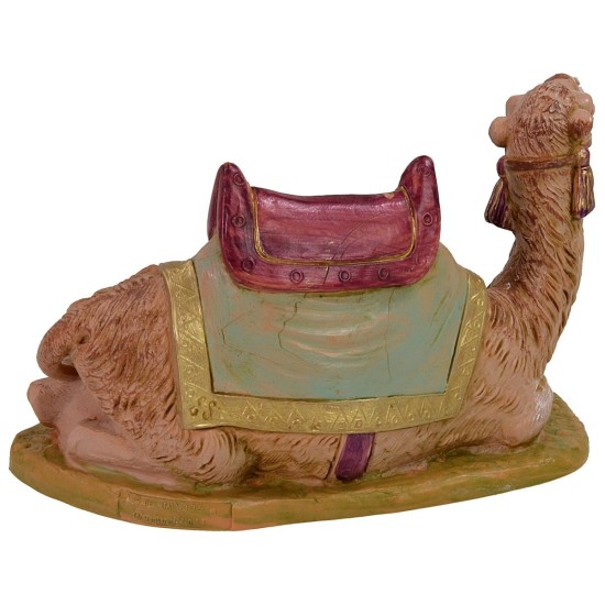 Cammello seduto con sella serie 19 cm Fontanini