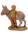 Bambino con asino serie 12 cm Fontanini altezza, fontanini