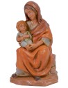 Donna seduta con Bambino serie 12 cm Fontanini base, fontanini