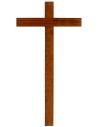 Croce in legno cm 13x25 h