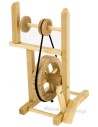 Huso de madera cm 6,5x9 h.