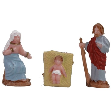 Natività cm 1,5 set 8 pezzi Mondo Presepi