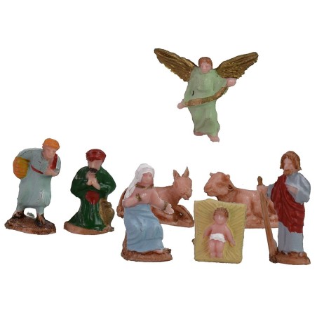 Nativity cm 1,5 set 8 pieces